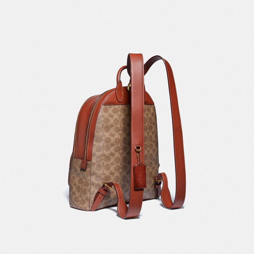 CARRIE BACKPACK IN SIGNATURE CANVAS - Vistas alternativas 1