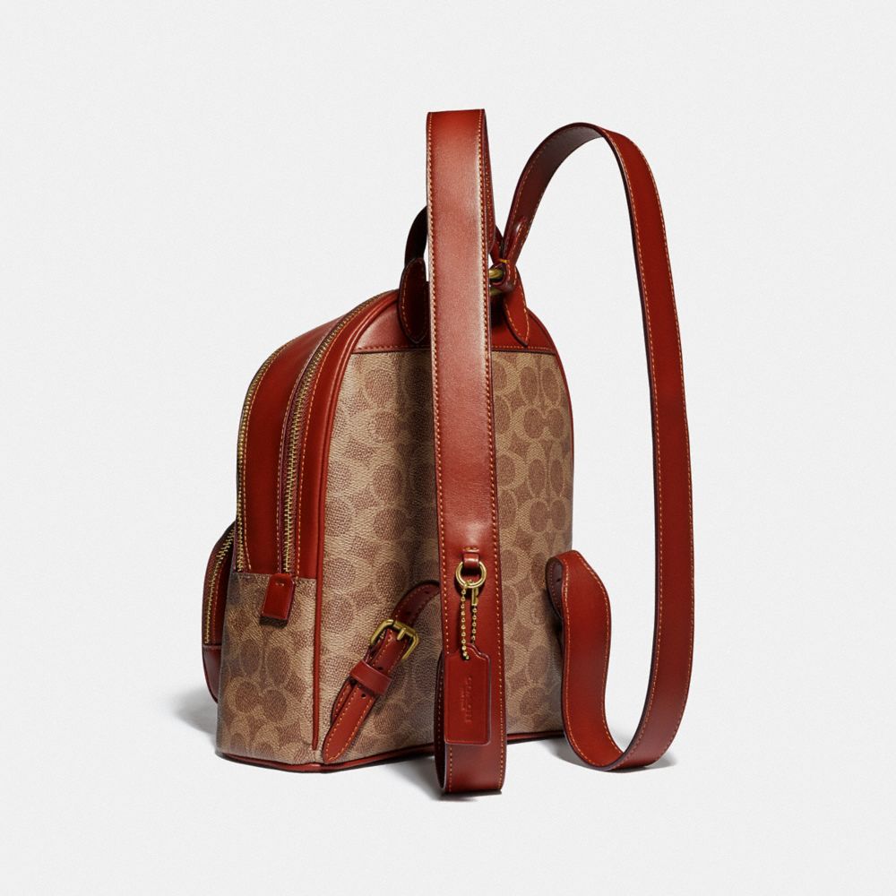 CARRIE BACKPACK 23 IN SIGNATURE CANVAS - Vistas alternativas 1