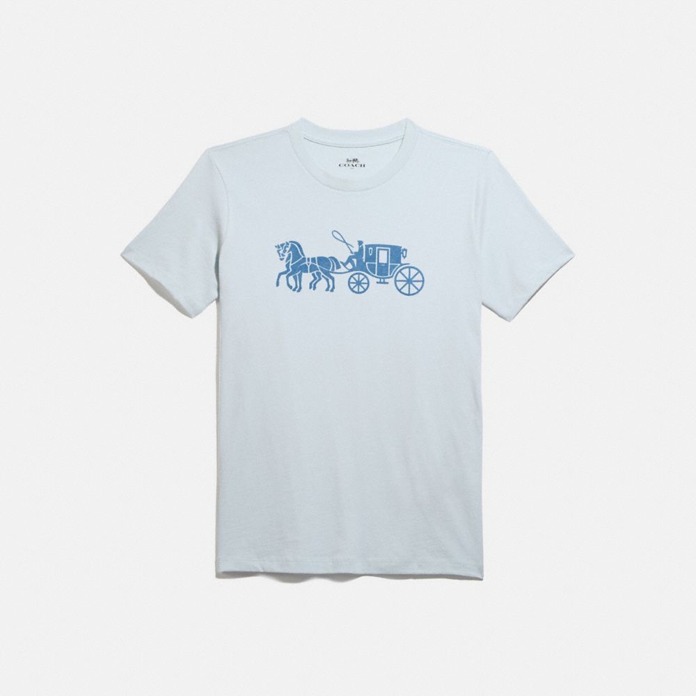 CAMISETA CON MOTIVO DEL CABALLO Y EL CARRUAJE