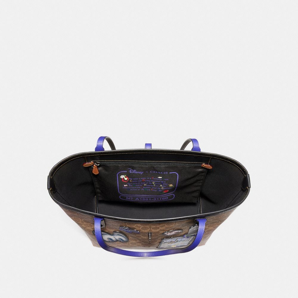 DISNEY X COACH MARKET TOTE IN SIGNATURE PATCHWORK - Alternate View 2