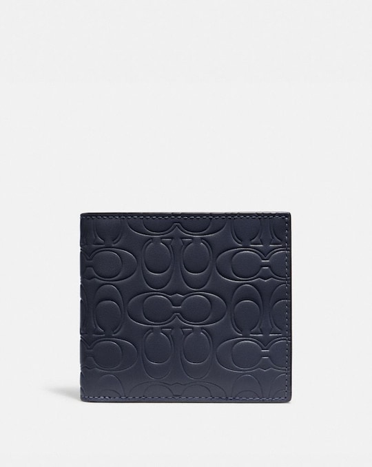 DOUBLE BILLFOLD WALLET IN SIGNATURE LEATHER