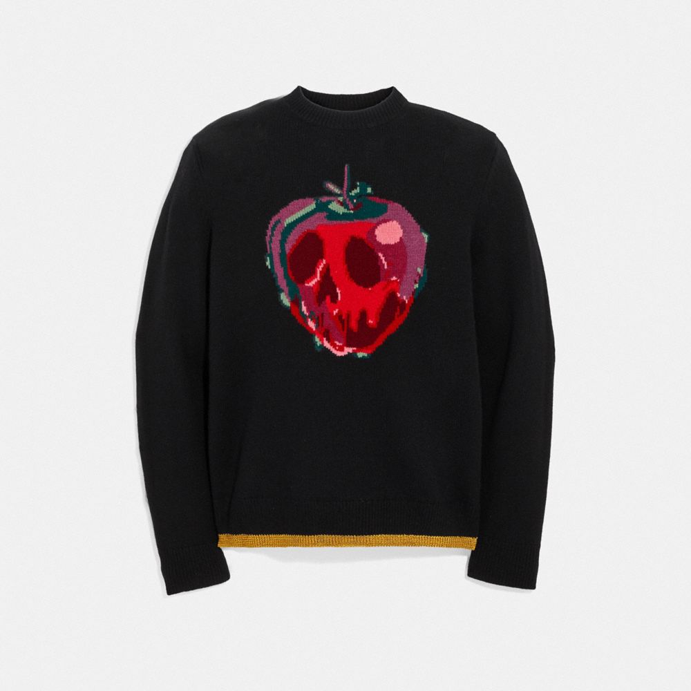 DISNEY X COACH POISON APPLE INTARSIA SWEATER - Alternate View 1