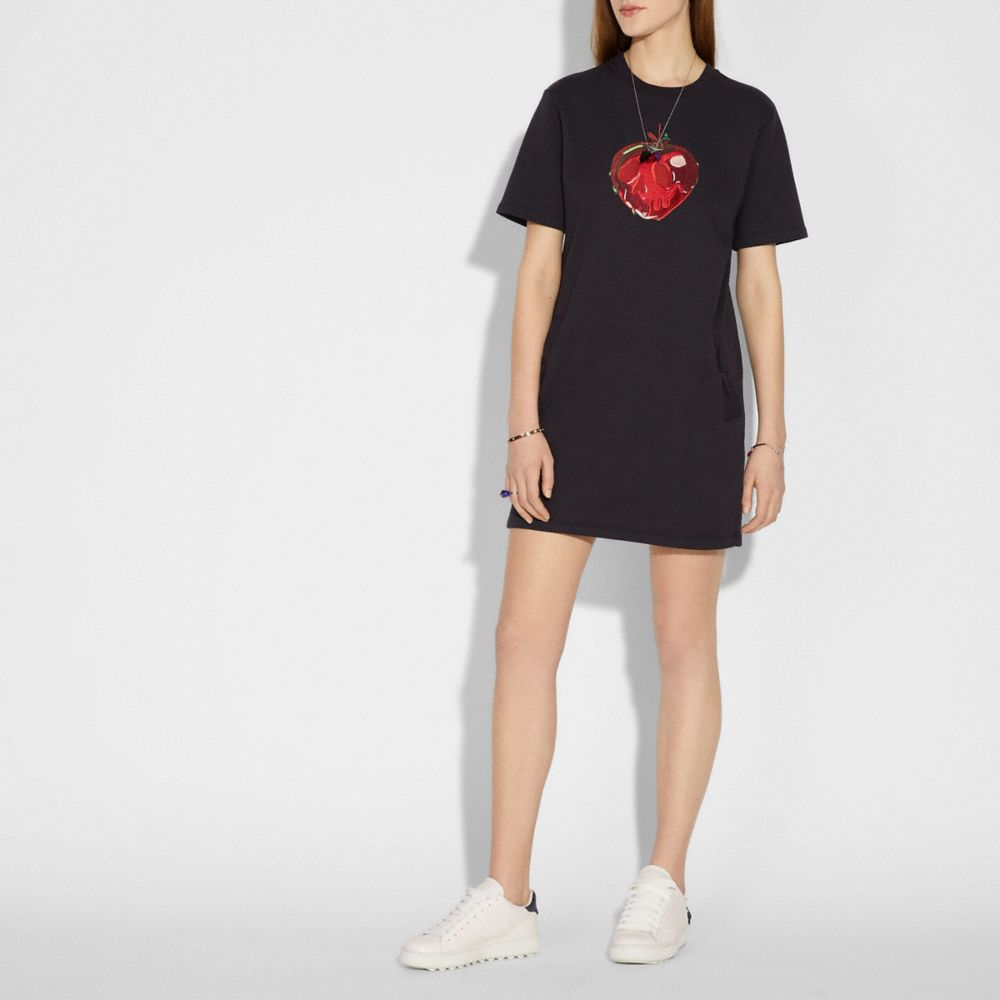 DISNEY X COACH POISON APPLE T-SHIRT DRESS - Alternate View 1