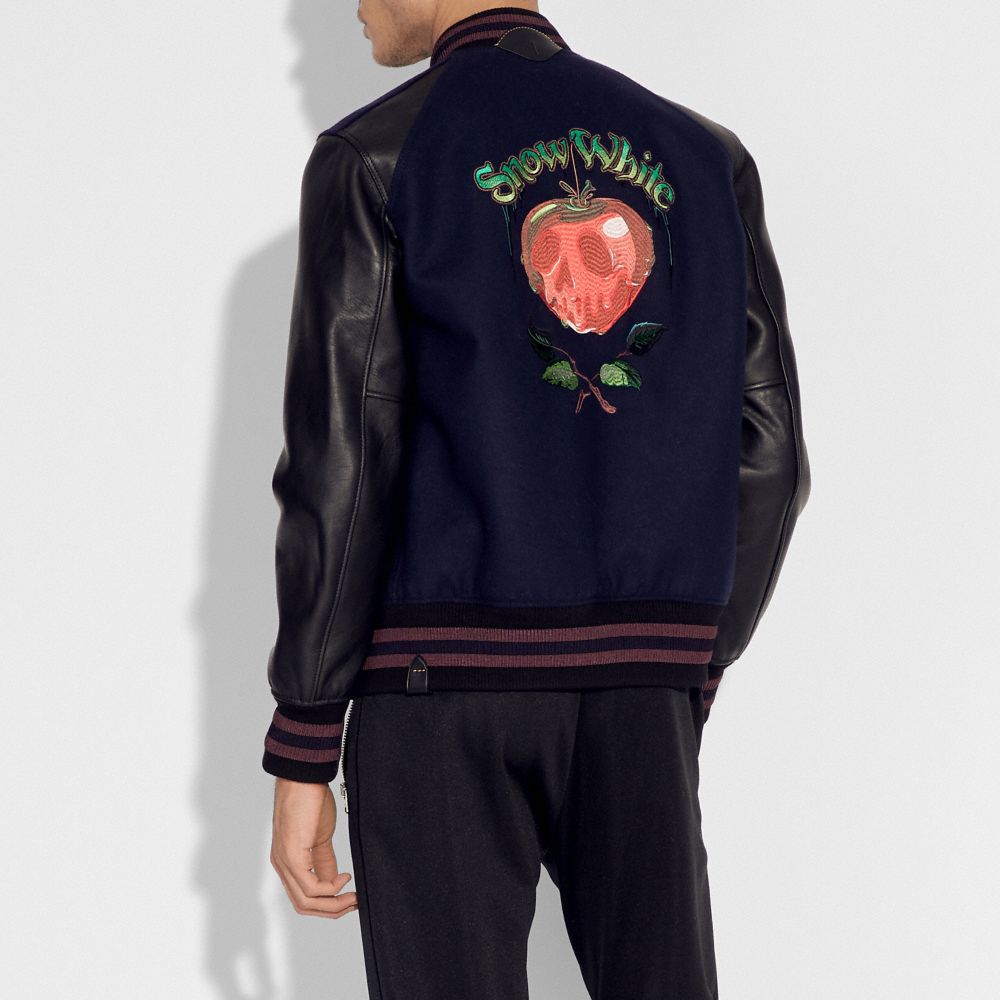 DISNEY X COACH SNOW WHITE VARSITY JACKET - Alternate View 2