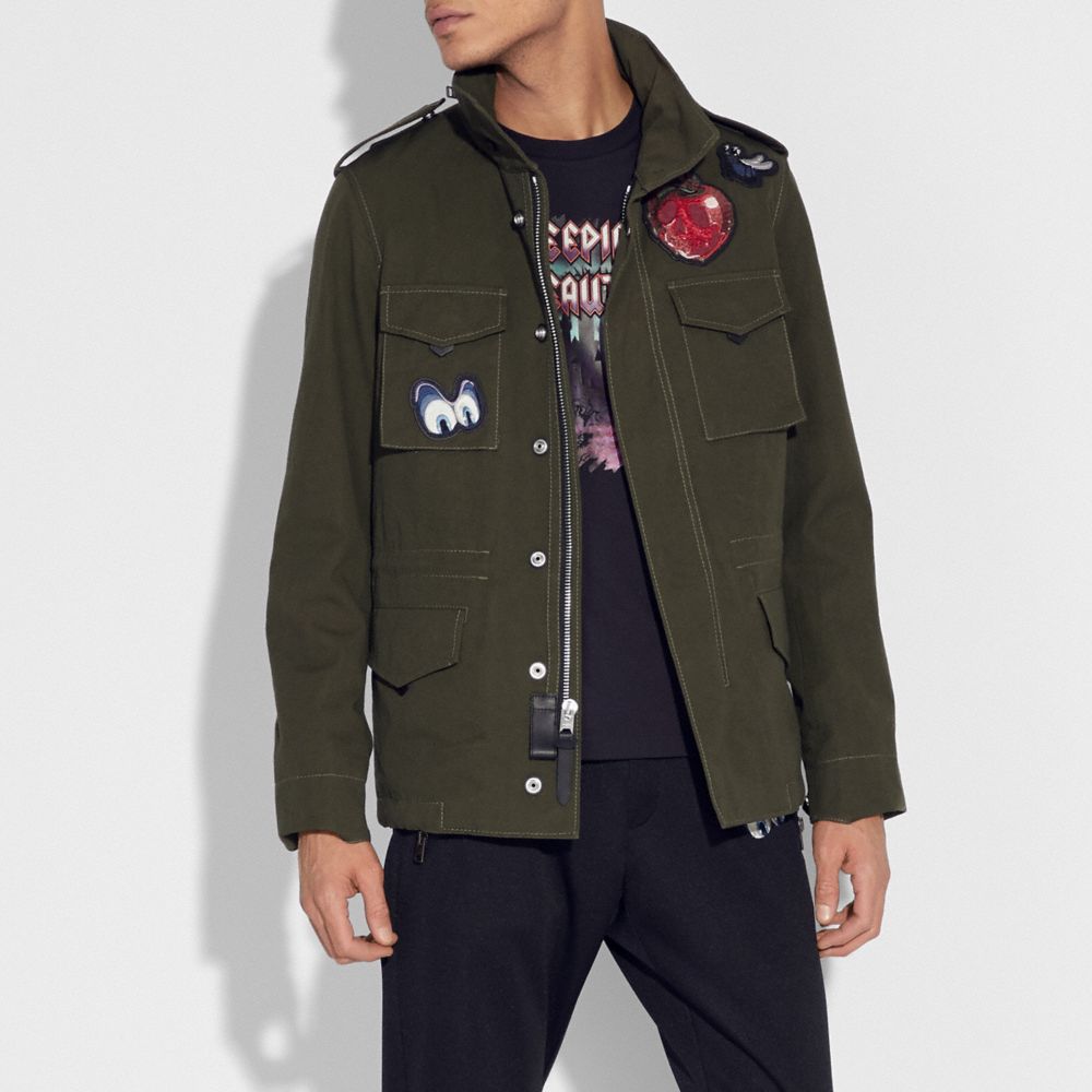 DISNEY X COACH SKULL M65 JACKET - Alternate View 1