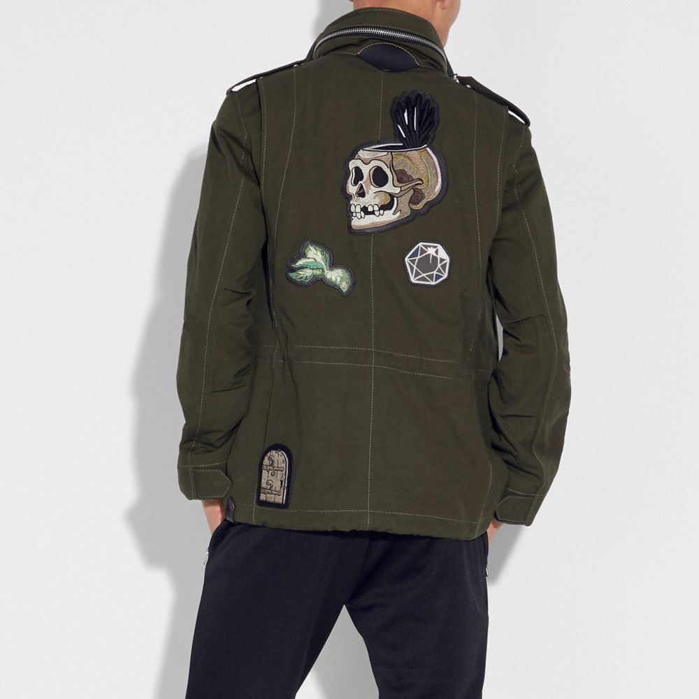 DISNEY X COACH SKULL M65 JACKET - Alternate View 2