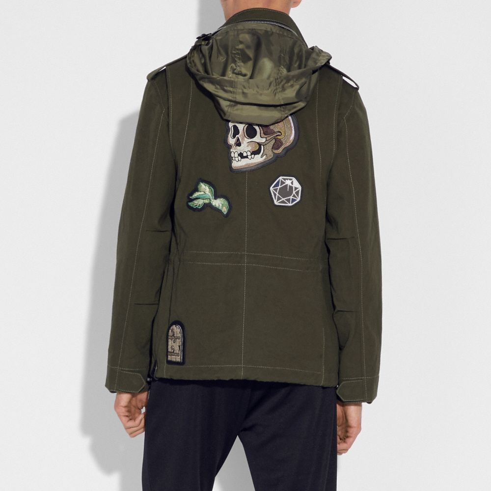 DISNEY X COACH SKULL M65 JACKET - Alternate View 3