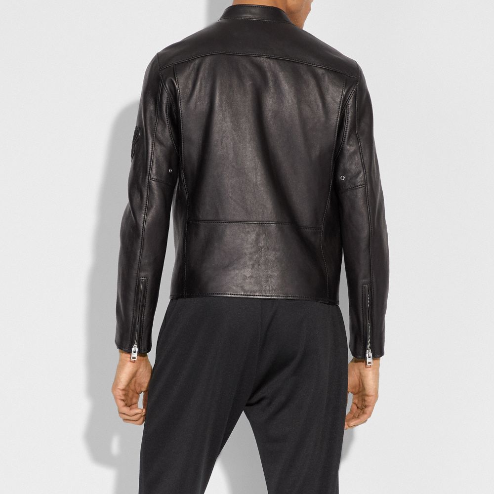DISNEY X COACH SPOOKY EYES RACER JACKET - Alternate View 2