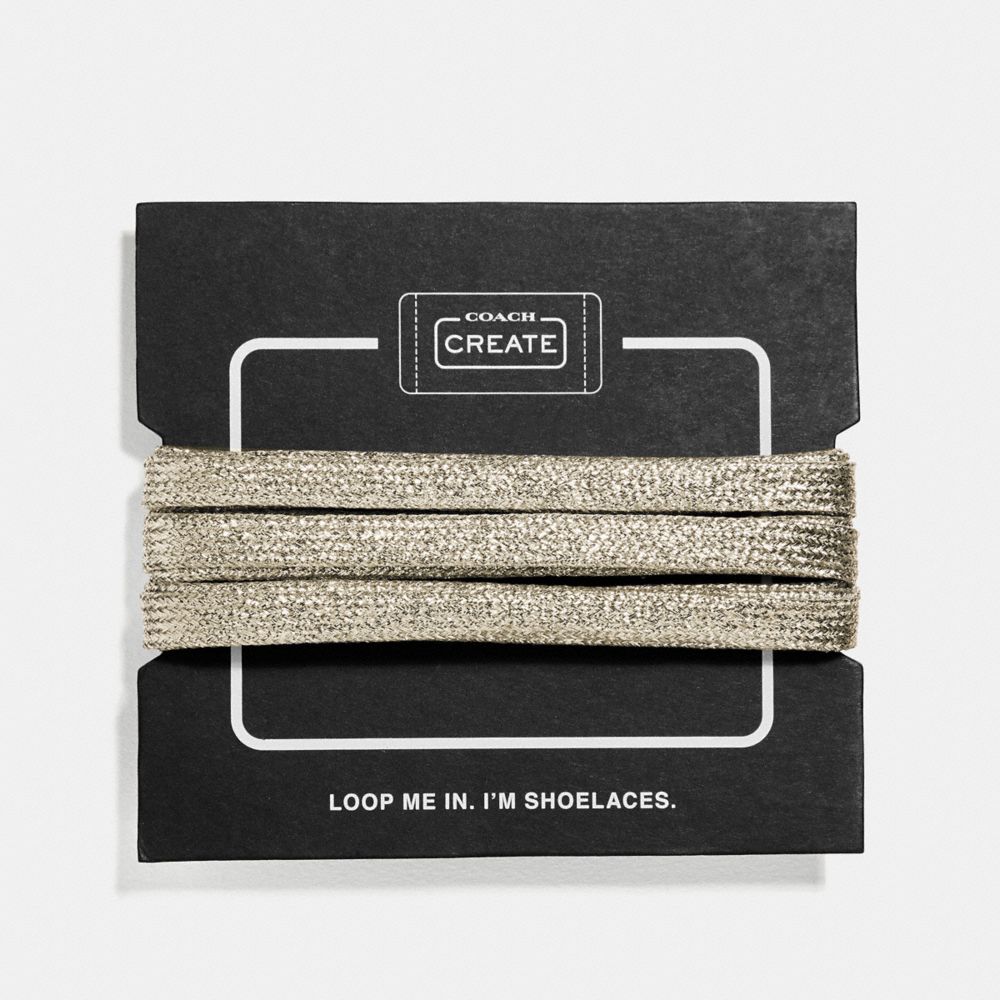 METALLIC SHOE LACES