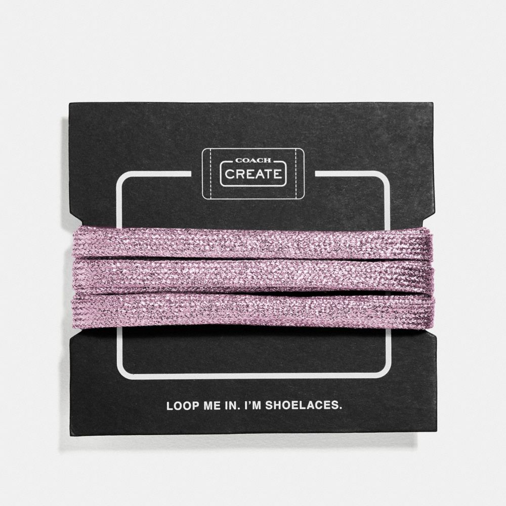 METALLIC SHOE LACES