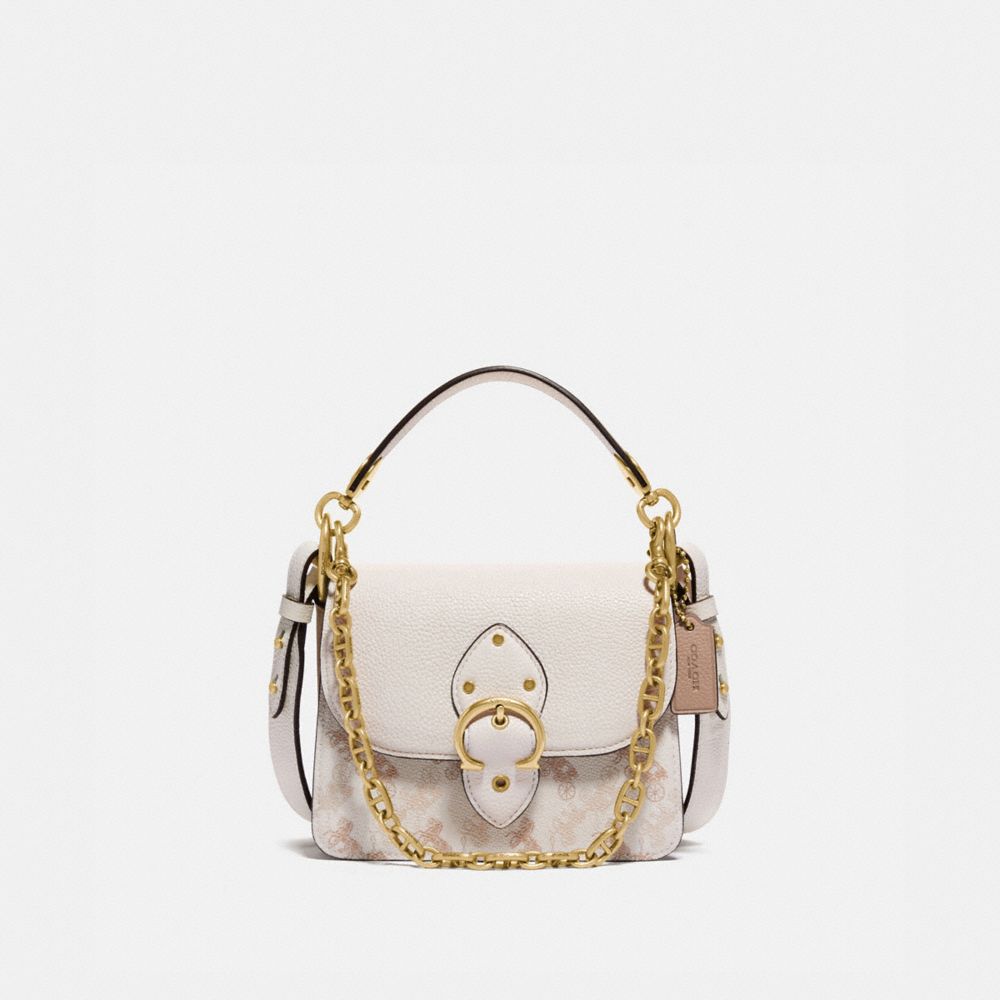 BEAT SHOULDER BAG 18 WITH HORSE AND CARRIAGE PRINT