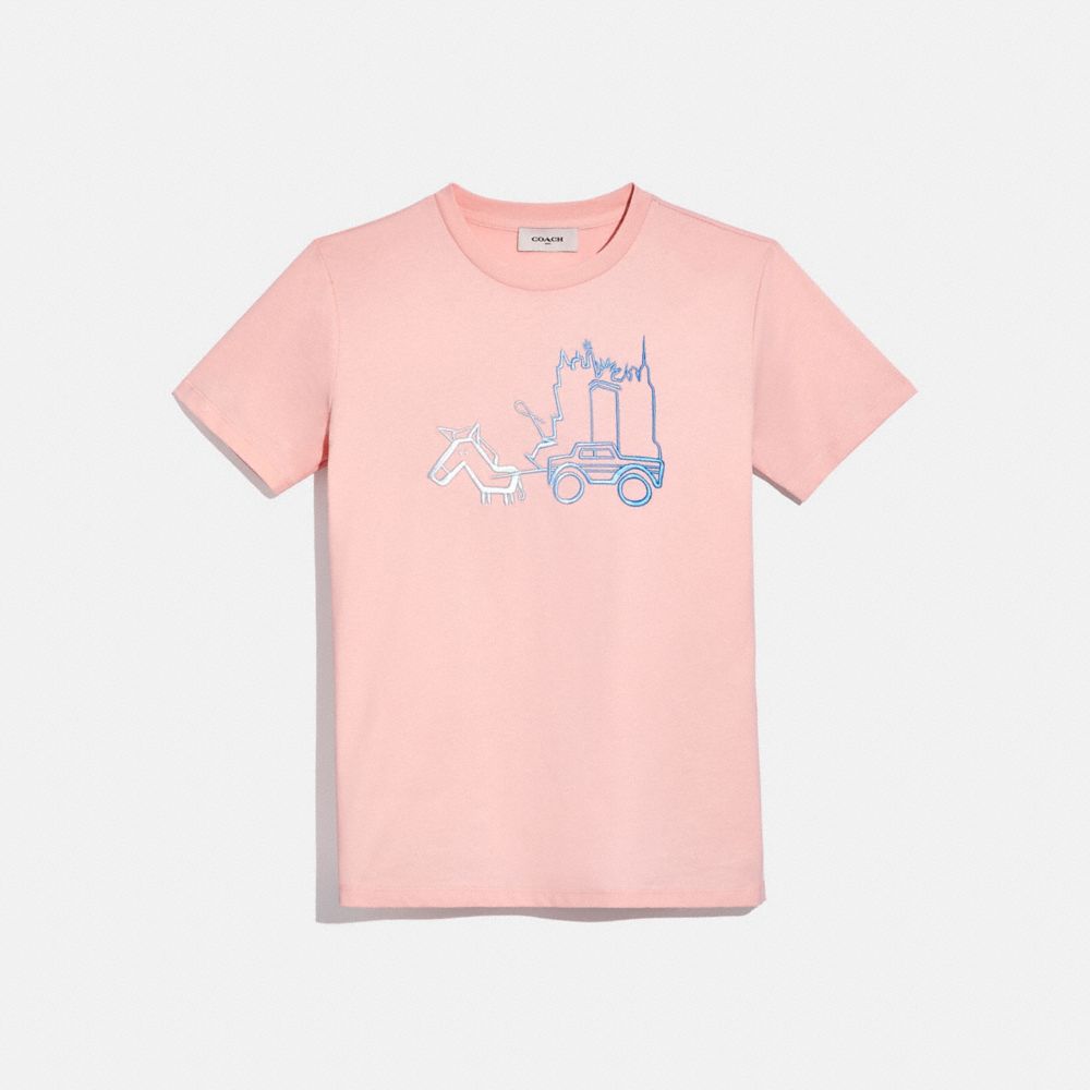 SKYLINE HORSE AND CARRIAGE T-SHIRT