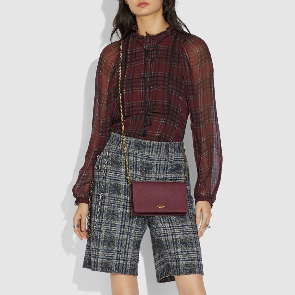 CALLIE FOLDOVER CHAIN CLUTCH - Alternate View 3