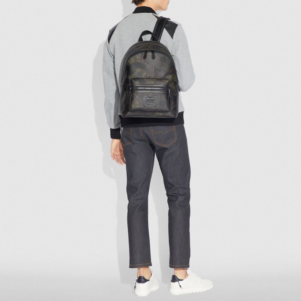 ACADEMY BACKPACK IN SIGNATURE CANVAS WITH WILD BEAST PRINT - Alternate View 3