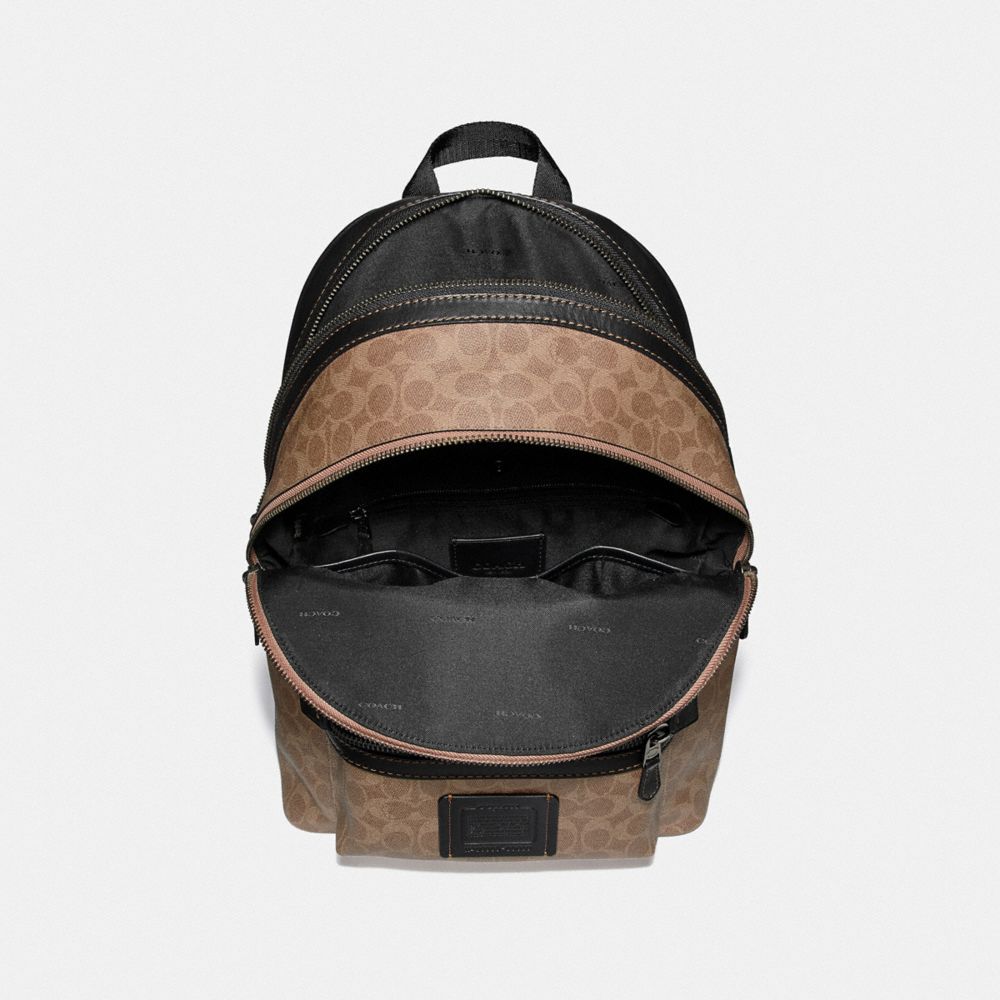 ACADEMY BACKPACK IN SIGNATURE CANVAS - Alternate View 2