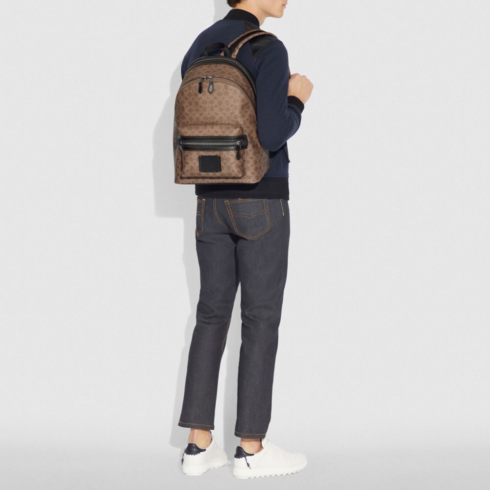 ACADEMY BACKPACK IN SIGNATURE CANVAS - Alternate View 3