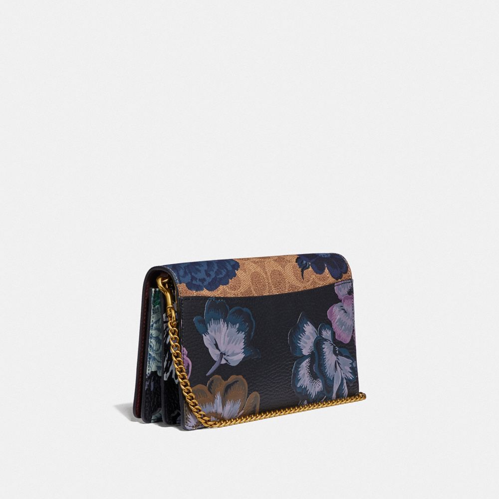 CALLIE FOLDOVER CHAIN CLUTCH IN SIGNATURE CANVAS WITH KAFFE FASSETT PRINT - Alternate View 1