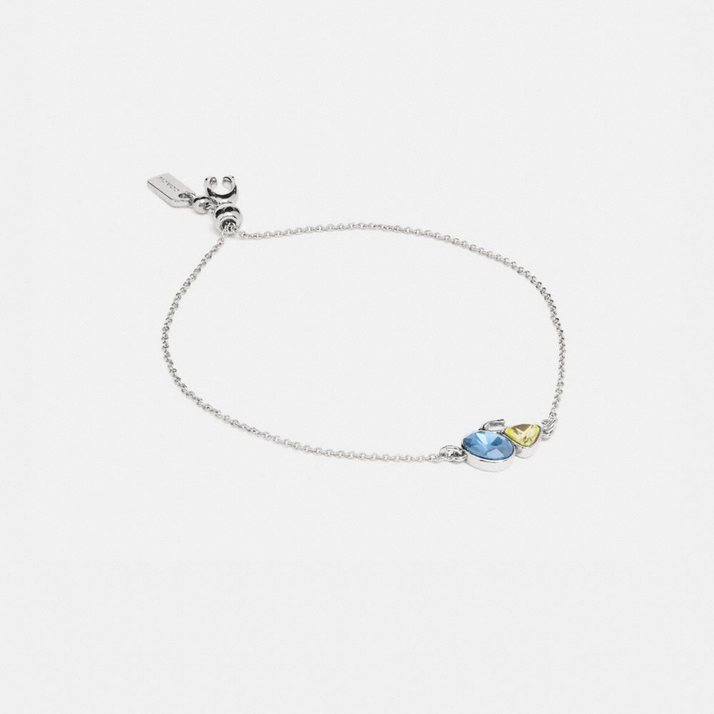 SIGNATURE CRYSTAL CLUSTER SLIDER BRACELET