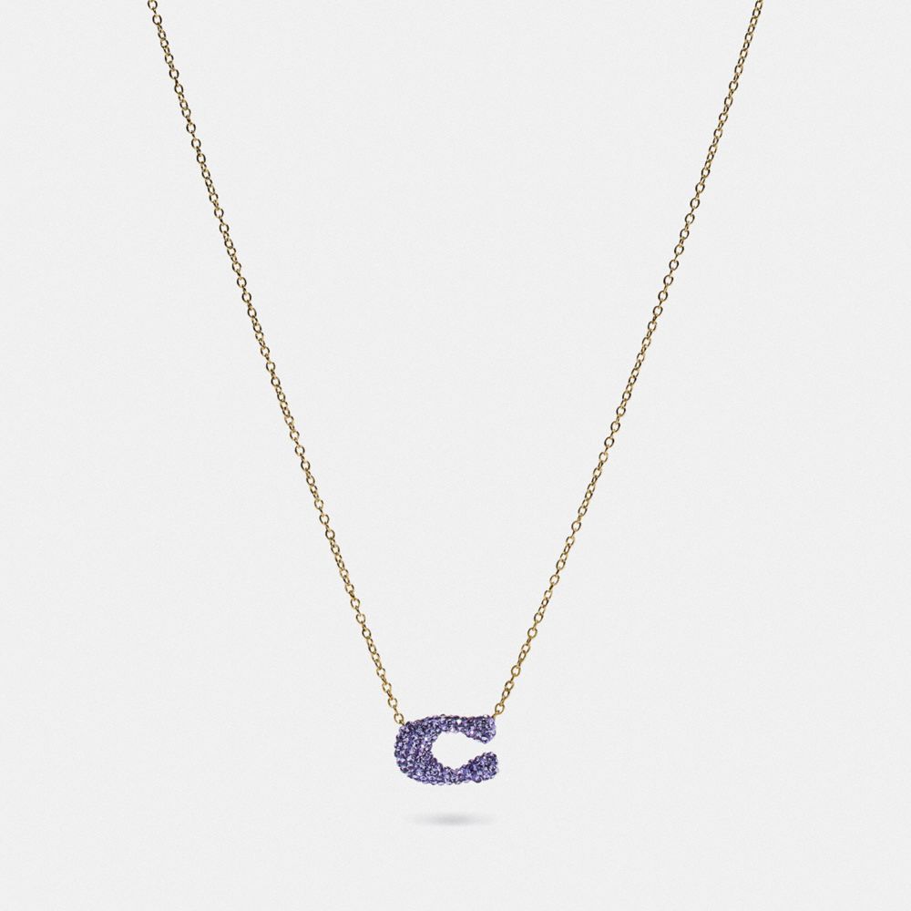 CRYSTAL SIGNATURE NECKLACE