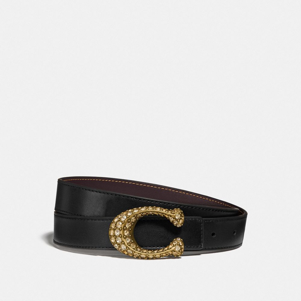SIGNATURE BUCKLE REVERSIBLE BELT, 25MM