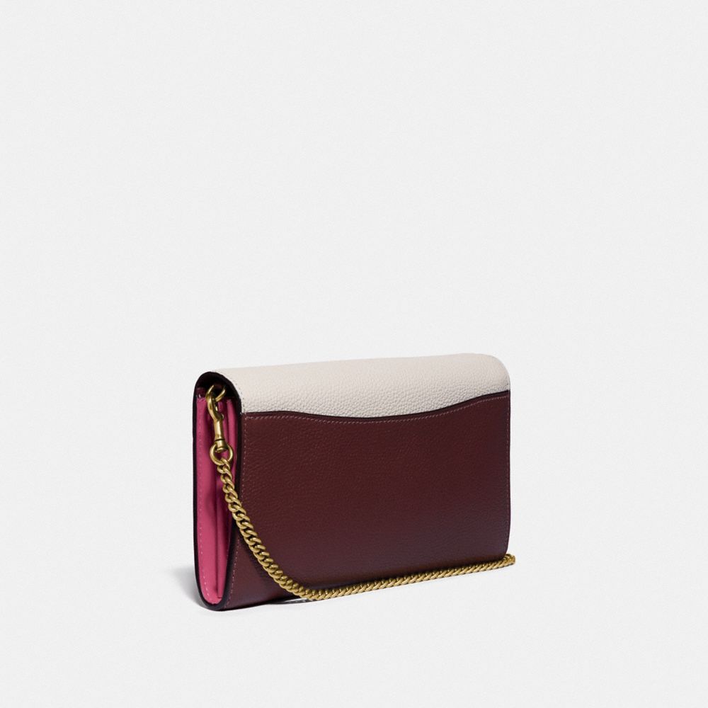 TABBY CHAIN CLUTCH IN COLORBLOCK - Alternate View 1
