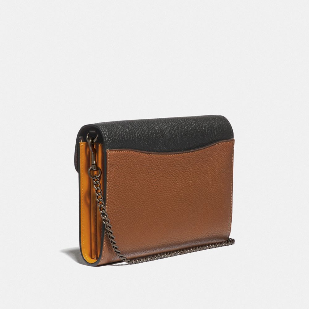 TABBY CHAIN CLUTCH IN COLORBLOCK - Alternate View 1