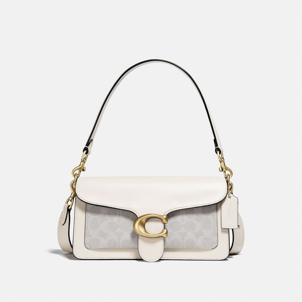 coach tabby bag white