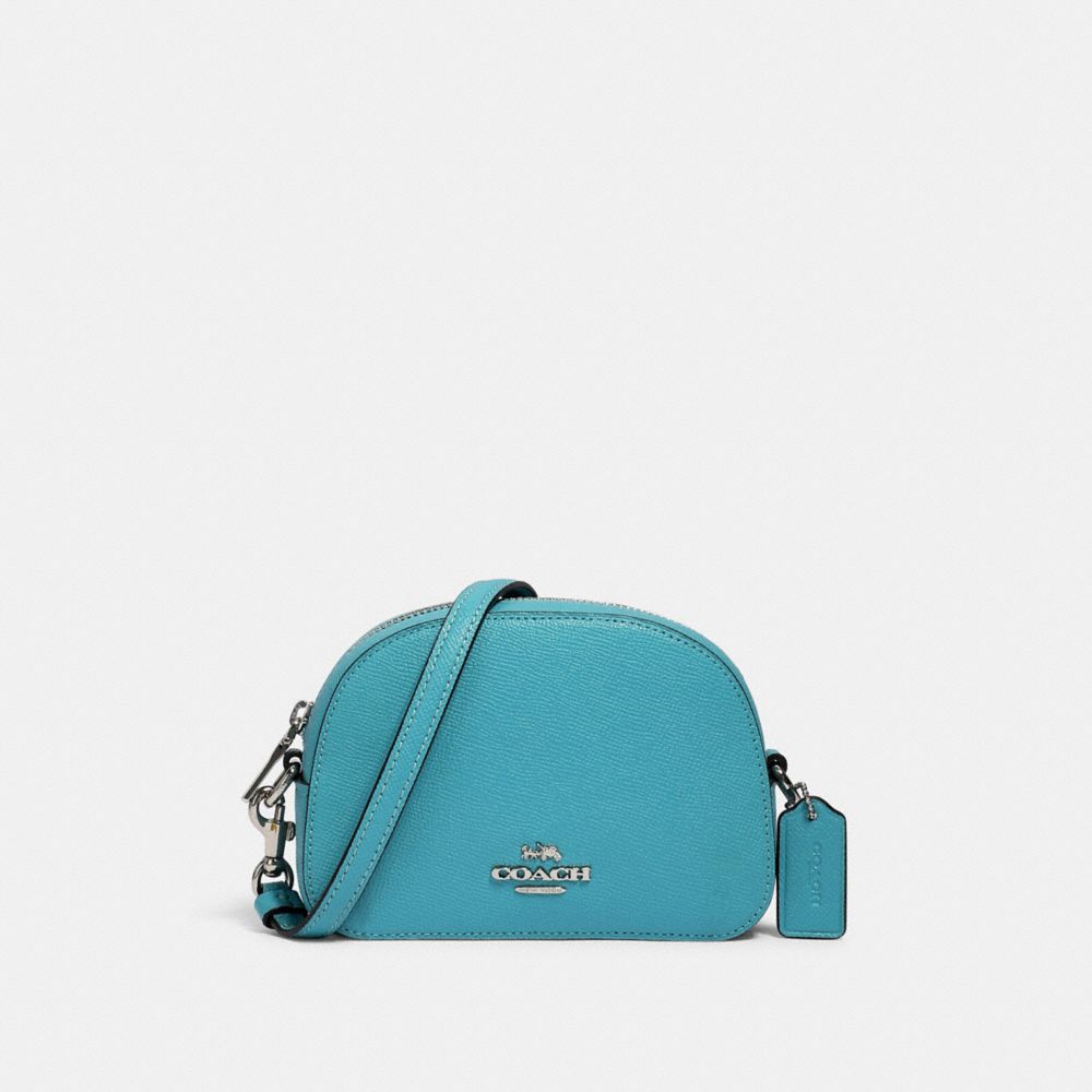 blue green purse