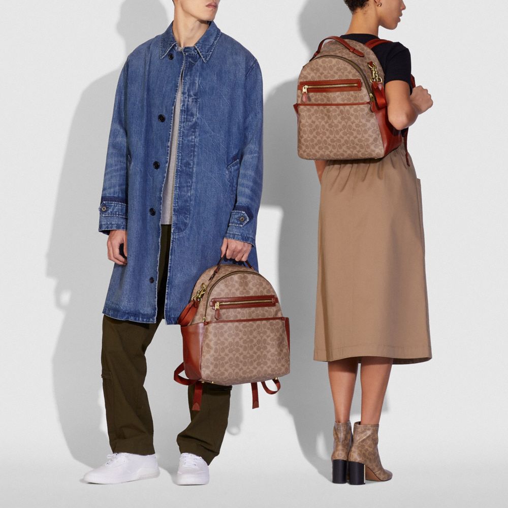 BABY RUCKSACK AUS CHARAKTERISTISCHEM CANVAS - Alternative Ansicht 3