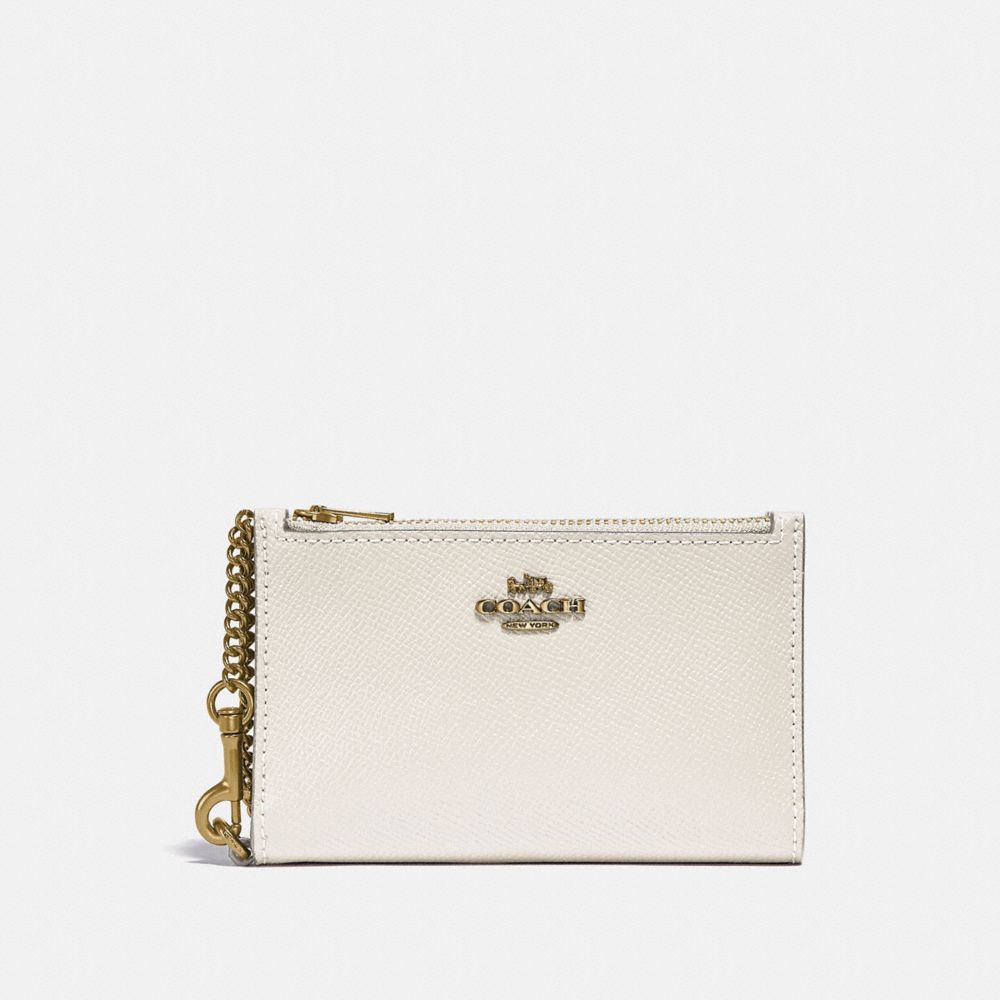 ZIP CHAIN CARD CASE IN COLORBLOCK