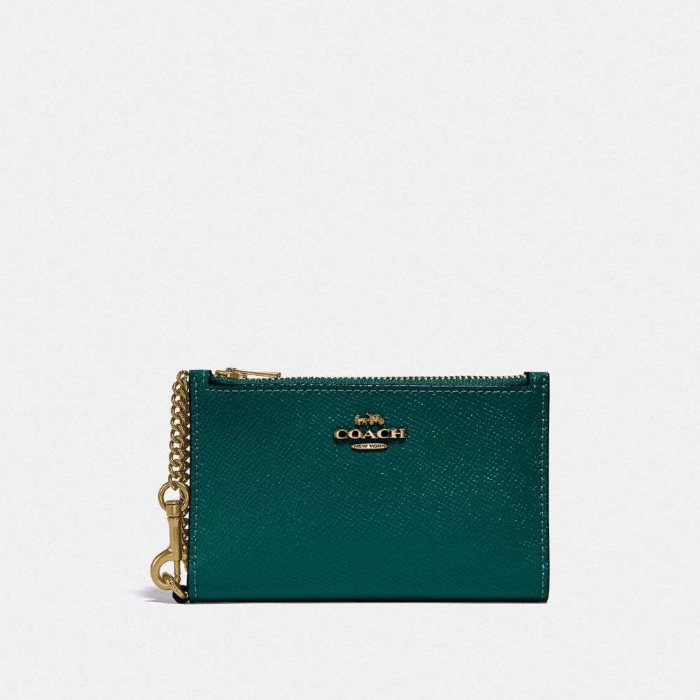 ZIP CHAIN CARD CASE IN COLORBLOCK