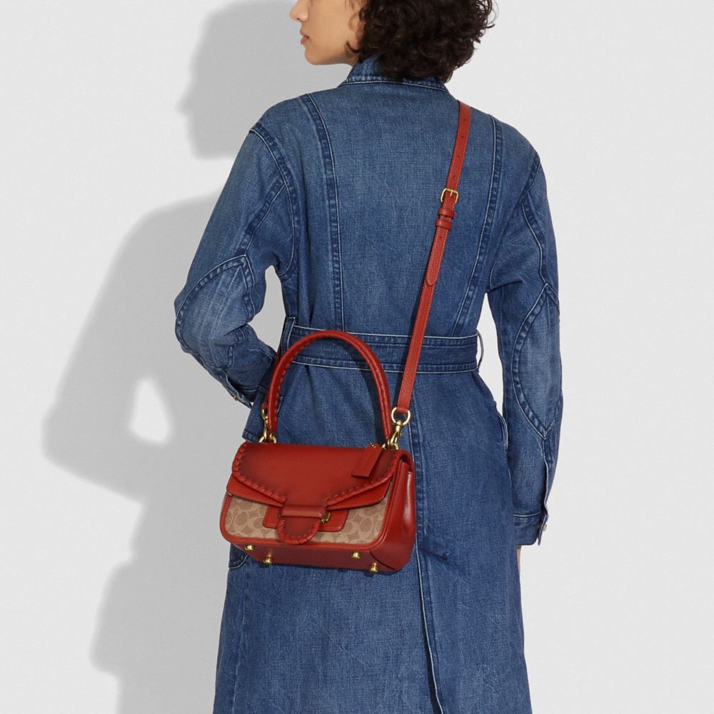 SAC &Eacute;PAULE CODY EN TOILE EXCLUSIVE AVEC COUTURES WHIPSTITCH - Autres affichages 4