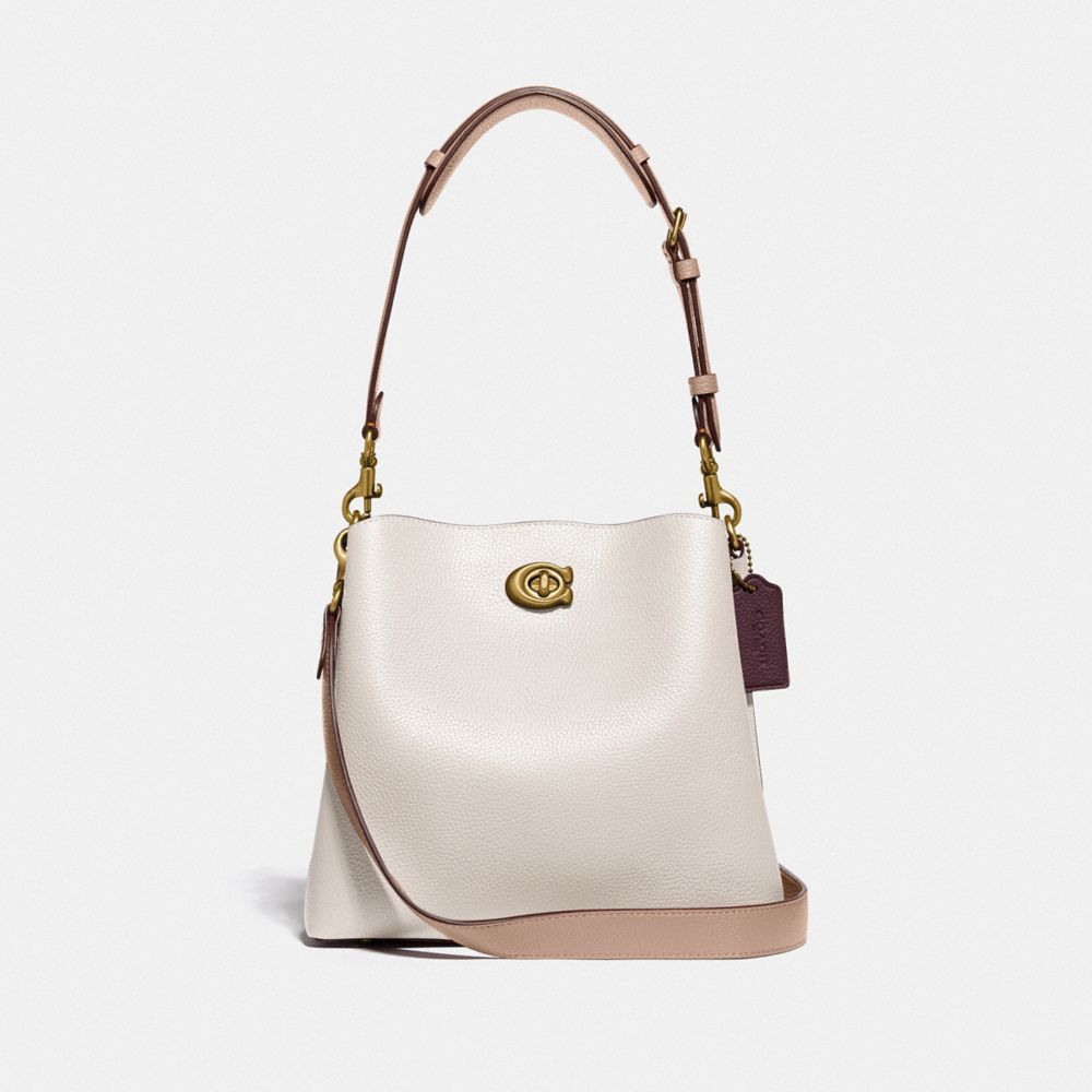 WILLOW BUCKET BAG IN COLORBLOCK