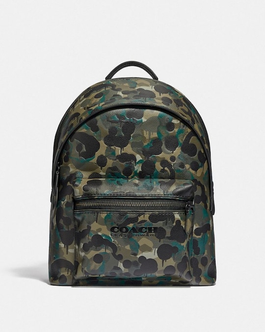 CHARTER BACKPACK WITH CAMO PRINT