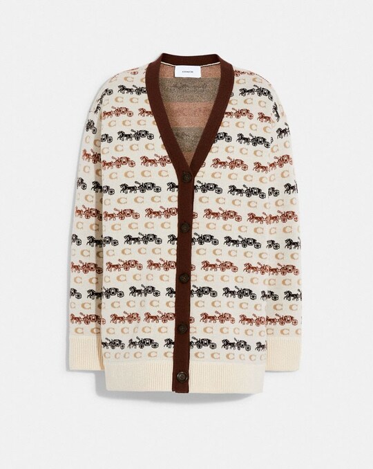 HORSE AND CARRIAGE CARDIGAN