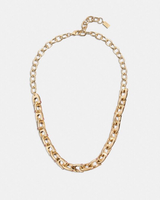 CHUNKY SIGNATURE CHAIN LINK NECKLACE