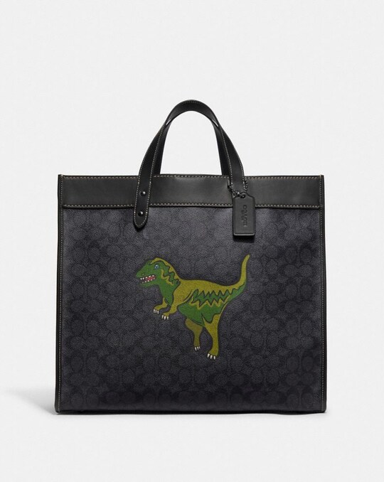 FIELD TOTE 40 IN SIGNATURE CANVAS WITH REXY