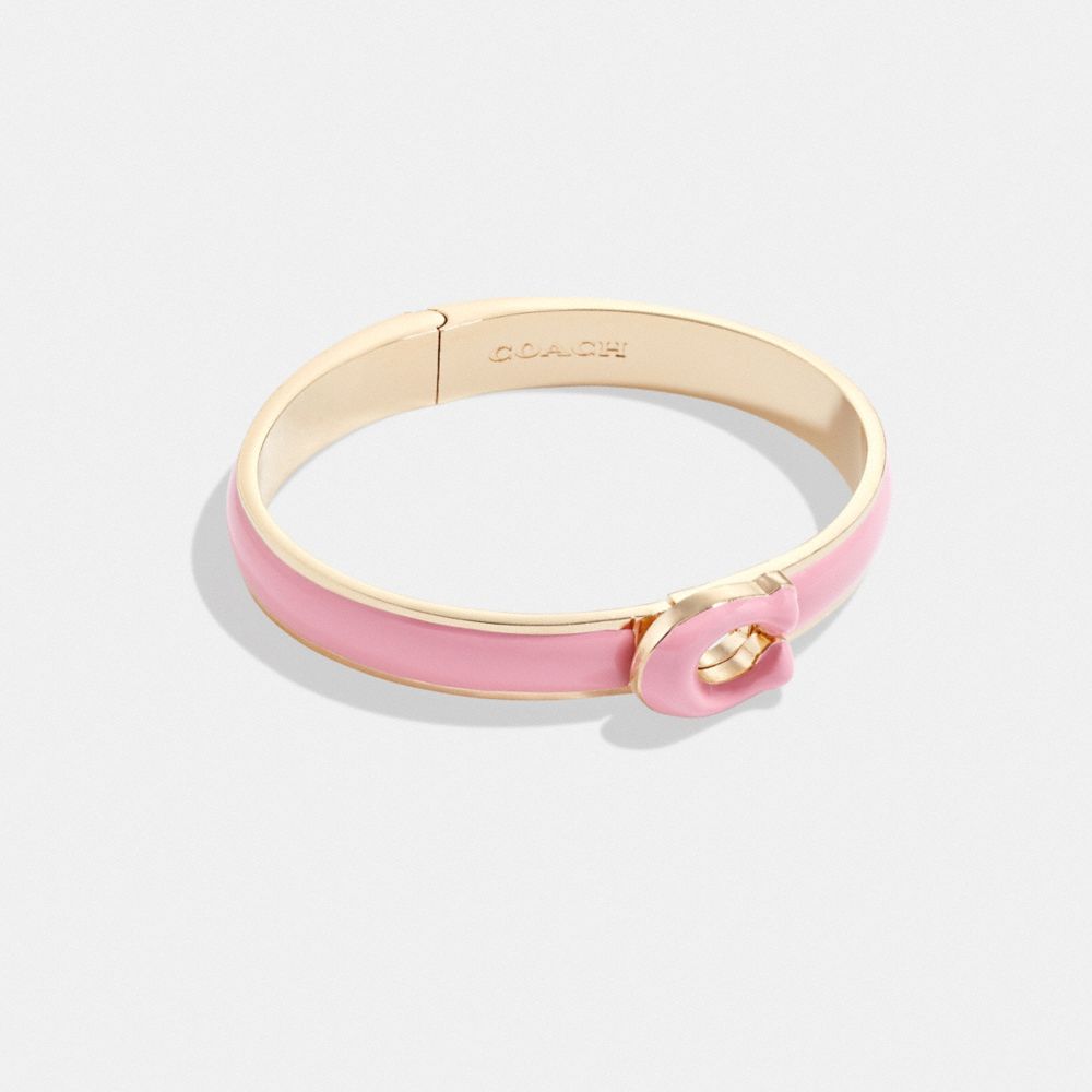 BRAZALETE CON BISAGRA TABBY ESMALTADO