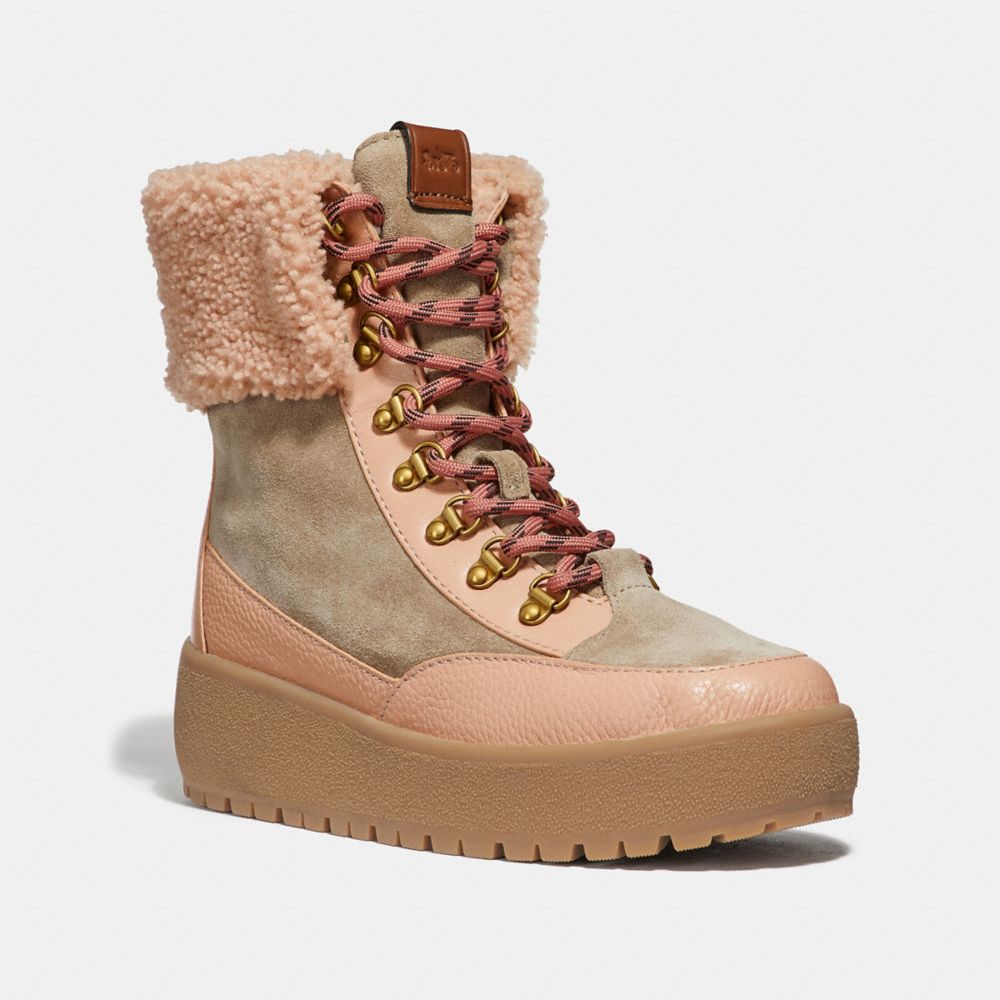 coach pink boots